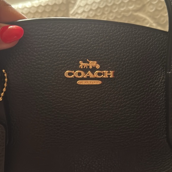Coach Black Leather Satchel - Picture 3 of 9